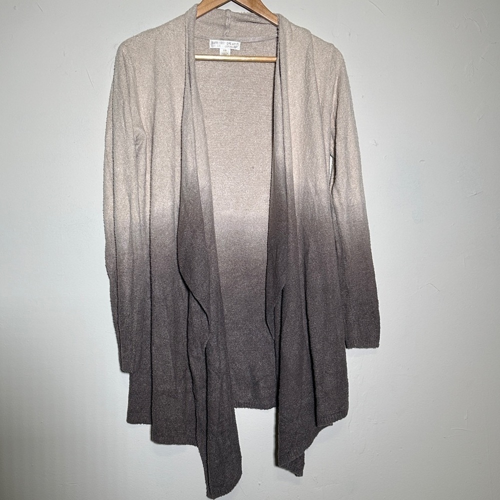 Barefoot Dreams Cozychic Lite Calypso Bamboo Drape Ombre Cardigan Size S/M Women